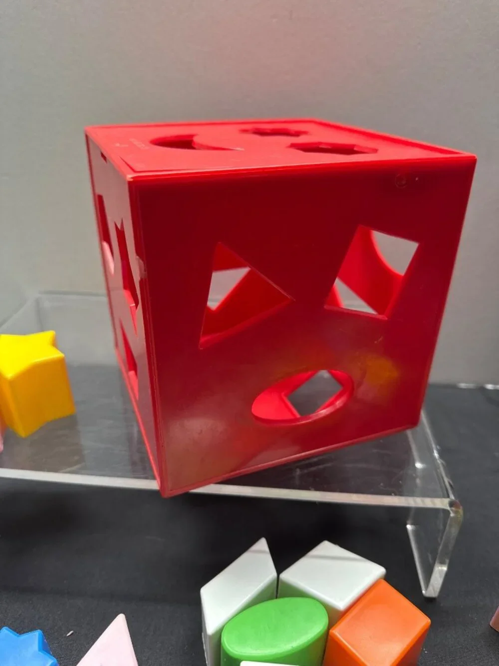Shape Sorting Cube Toy With 18 Colorful Blocks For Early Learning & Development - Picture 7 of 11